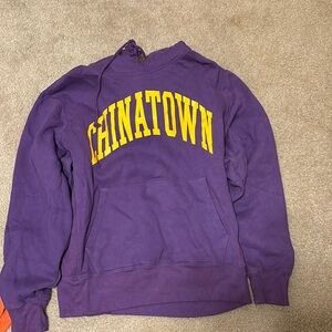 China town market hoodie lakers color